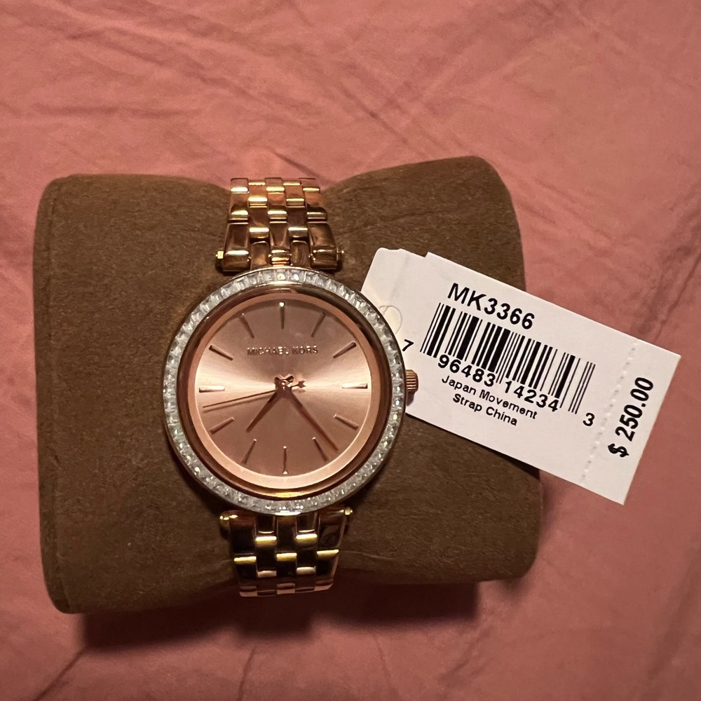 MICHAEL KORS MK3366 WATCH ROSE GOLD STAINLESS STEEL